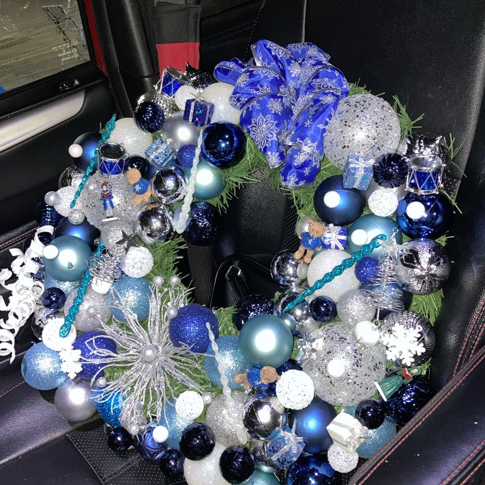 Personalized Christmas wreaths